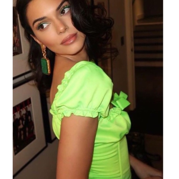 I.AM.GIA Naomi Crop Top Neon Green